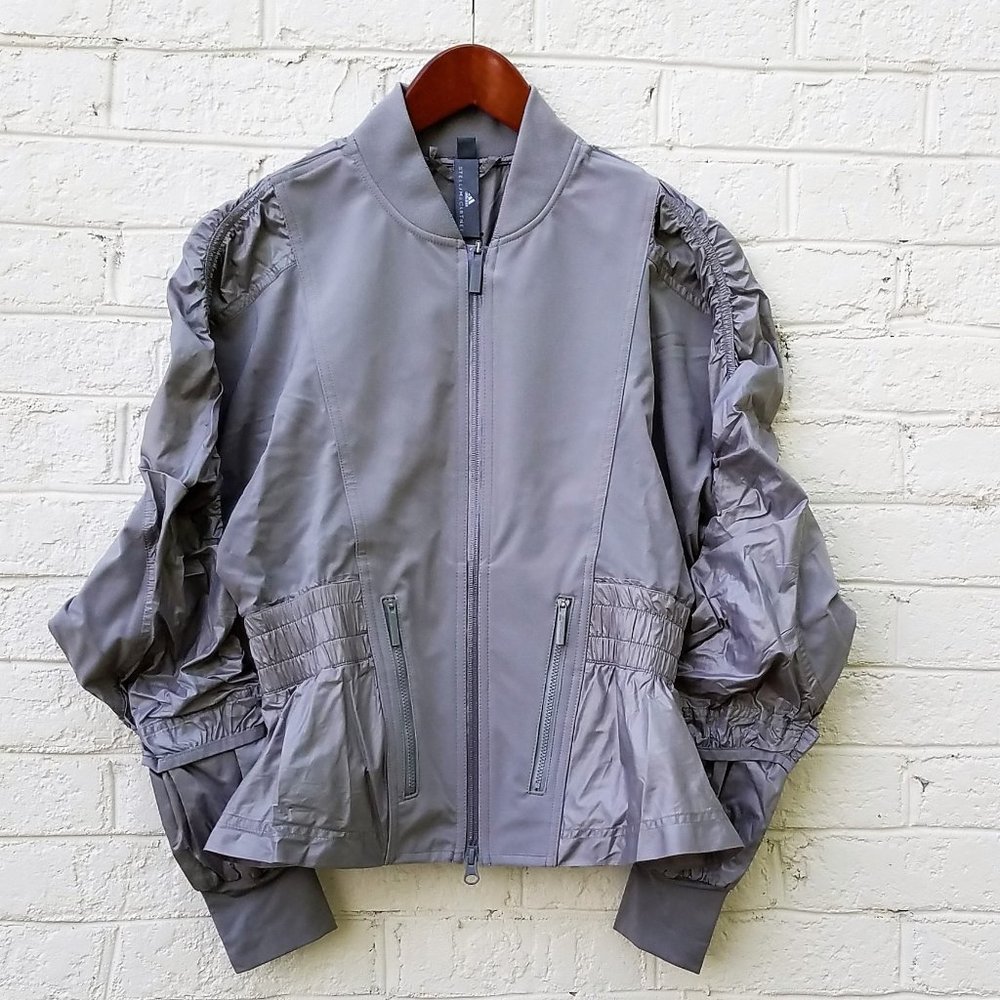 ADIDAS by Stella McCartney RUN WIND gray jacket -Women's Size Small